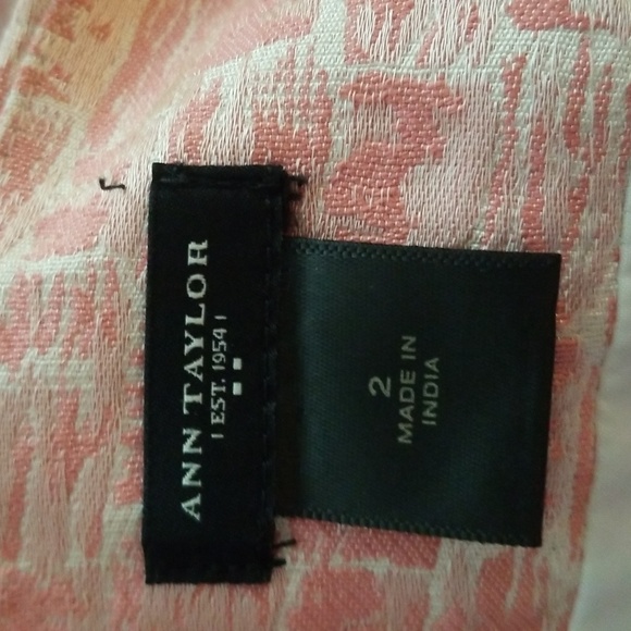 Ann Taylor melon colored work skirt - Picture 2 of 2